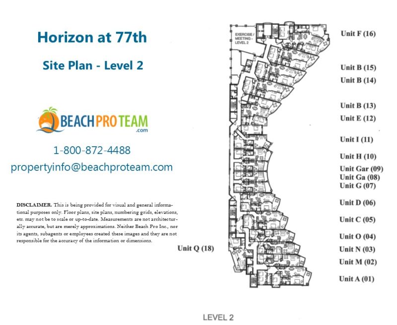 Horizon at 77th Site Plan Level 2